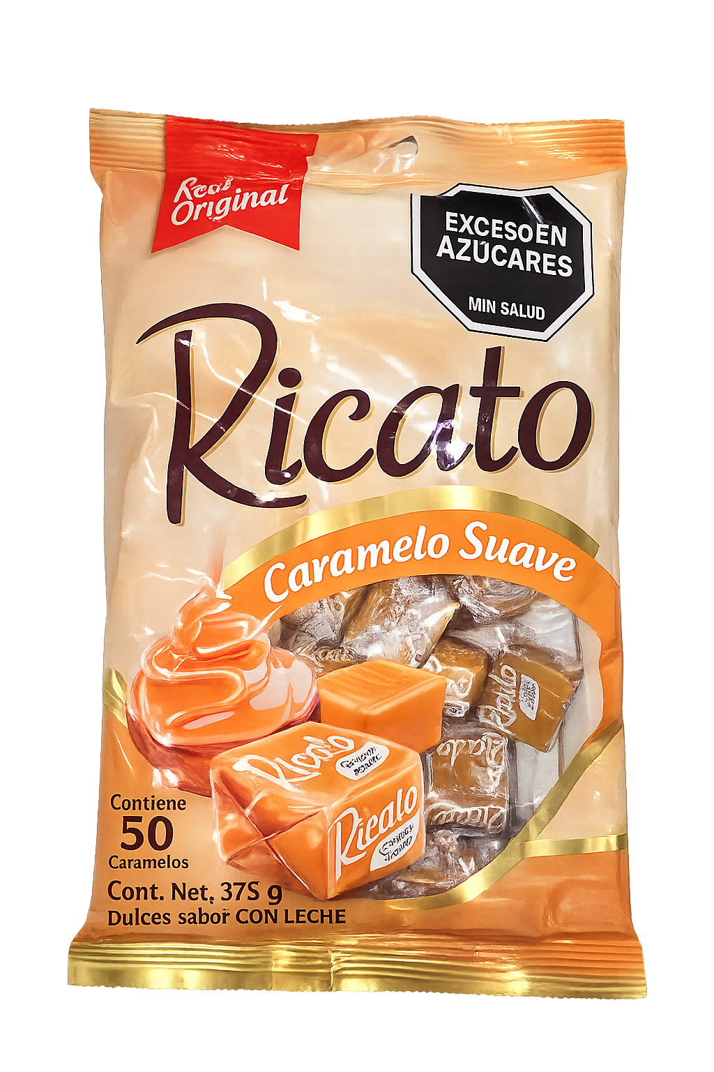 CARAMELO RICATO BOLSA X 50 UNIDADES