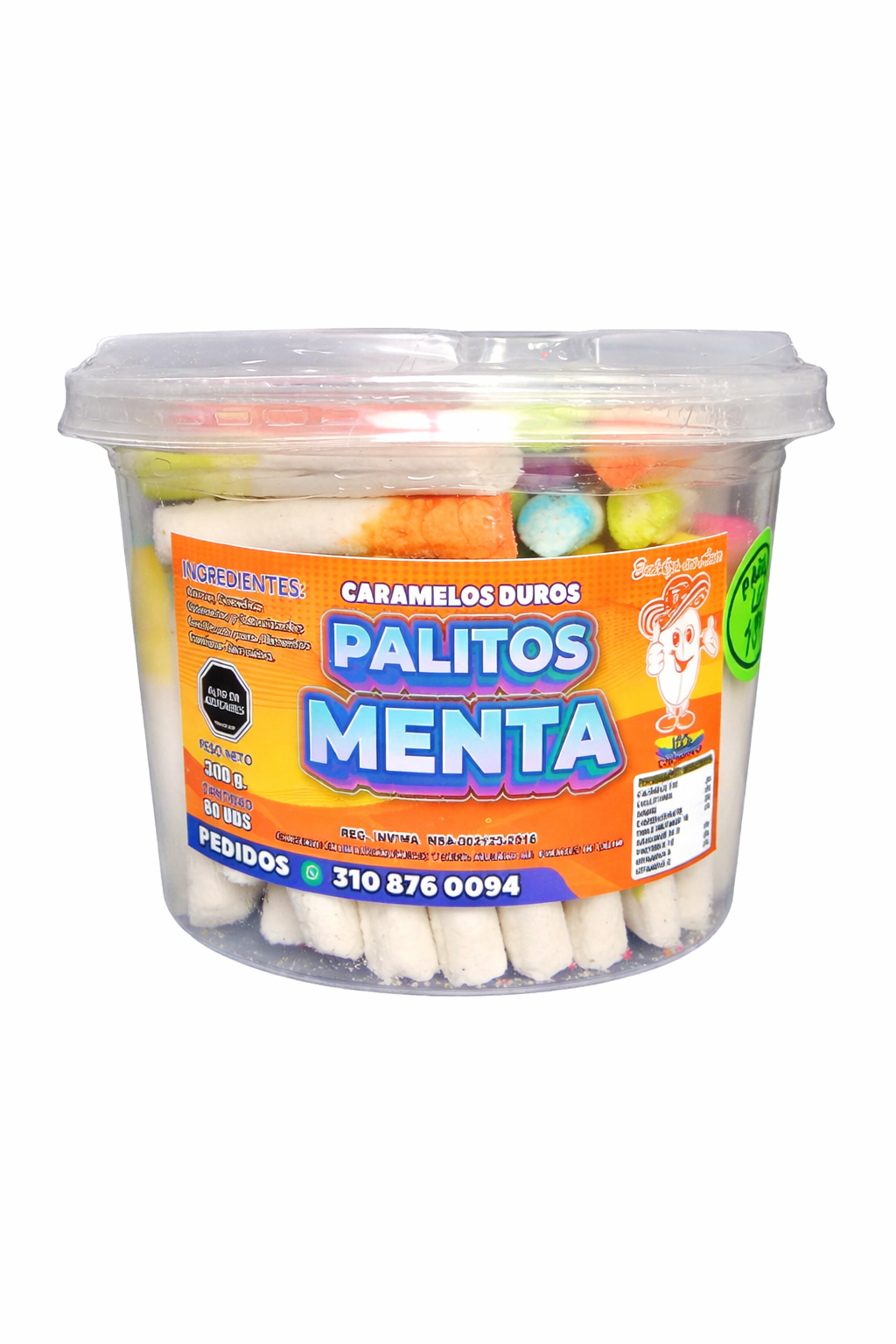 PALITOS DE MENTA DISPLAY X 100 UND