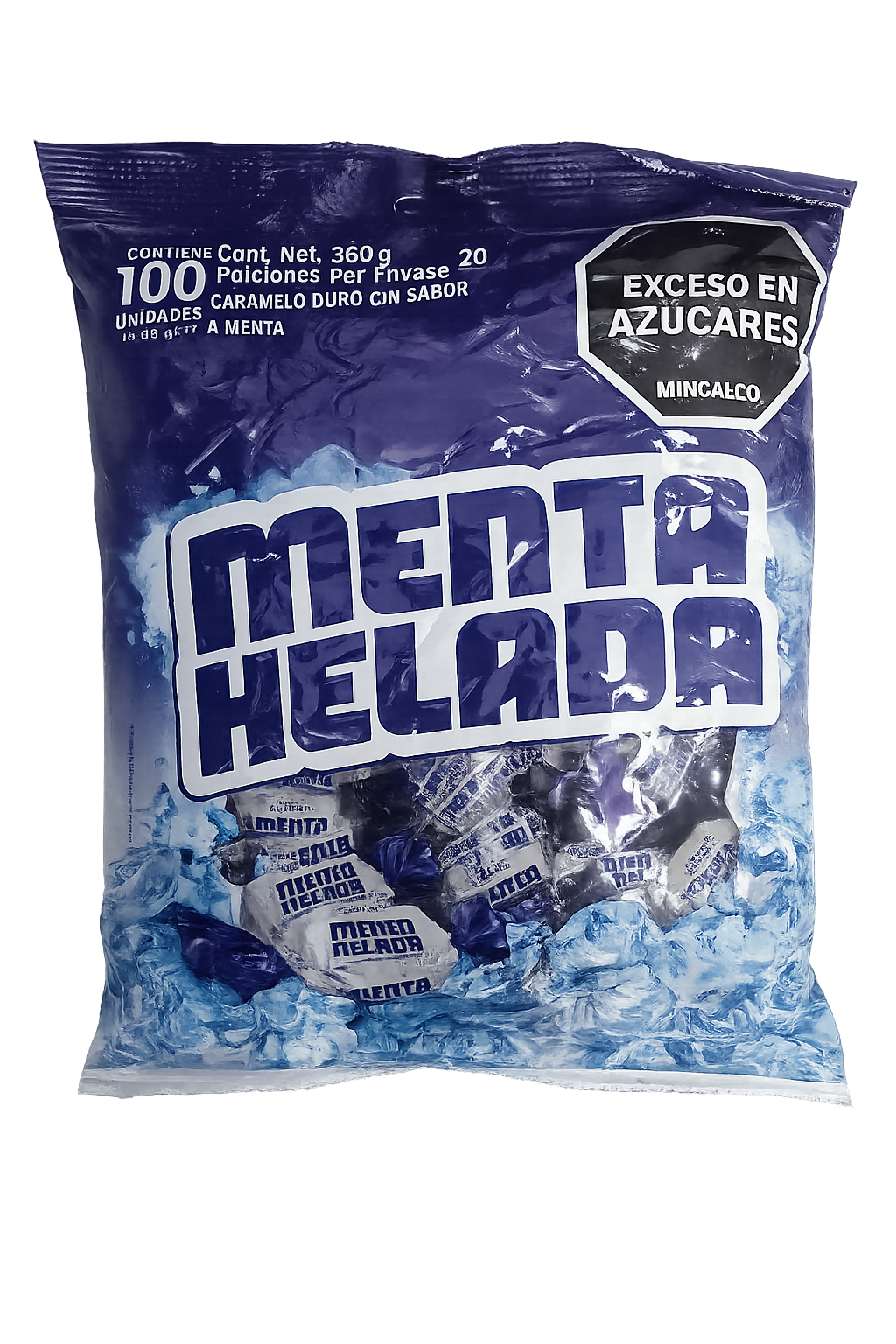 MENTA HELADA SUPER BOLSA X 100 UND