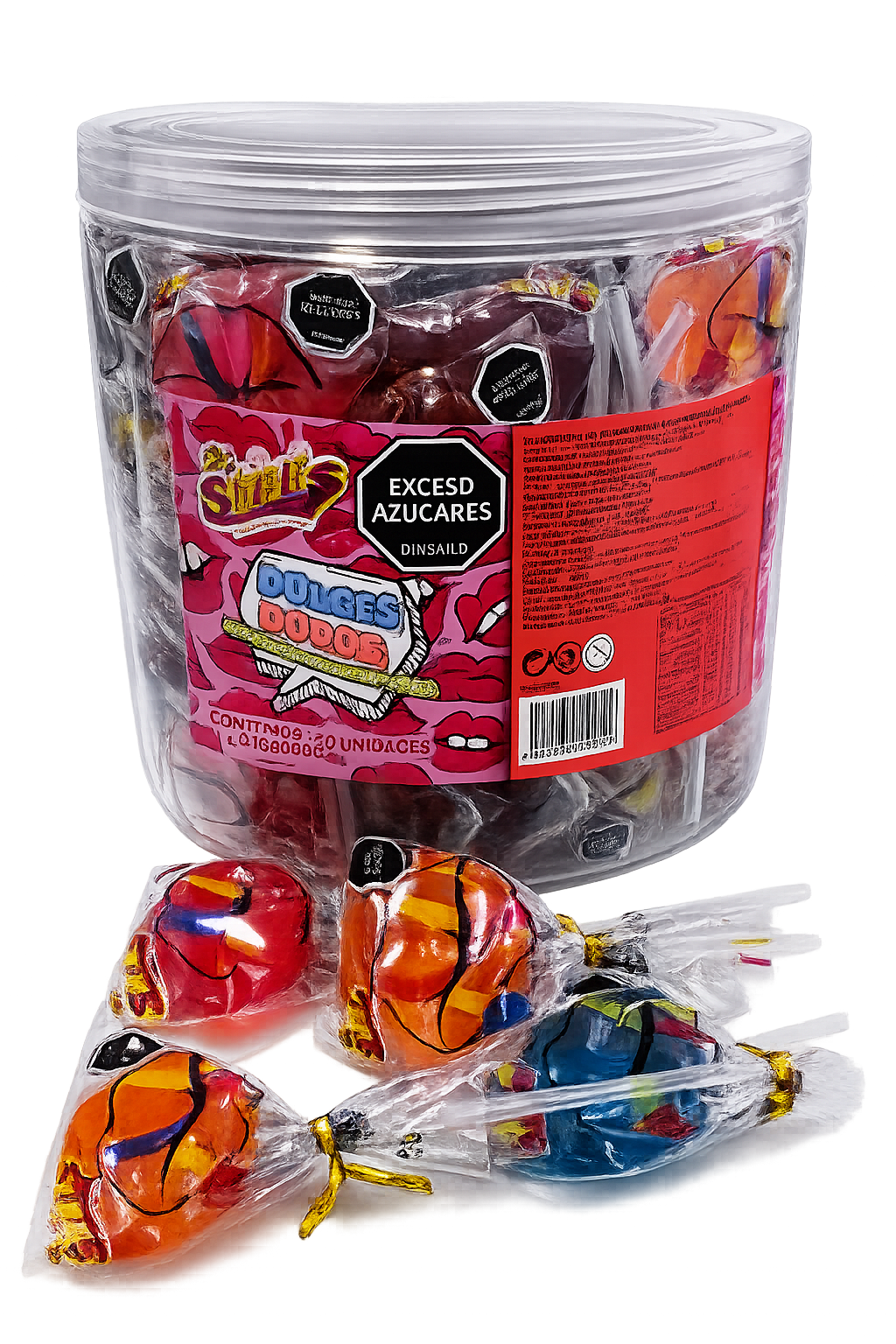 DULCE DE LABIOS X 50 UND