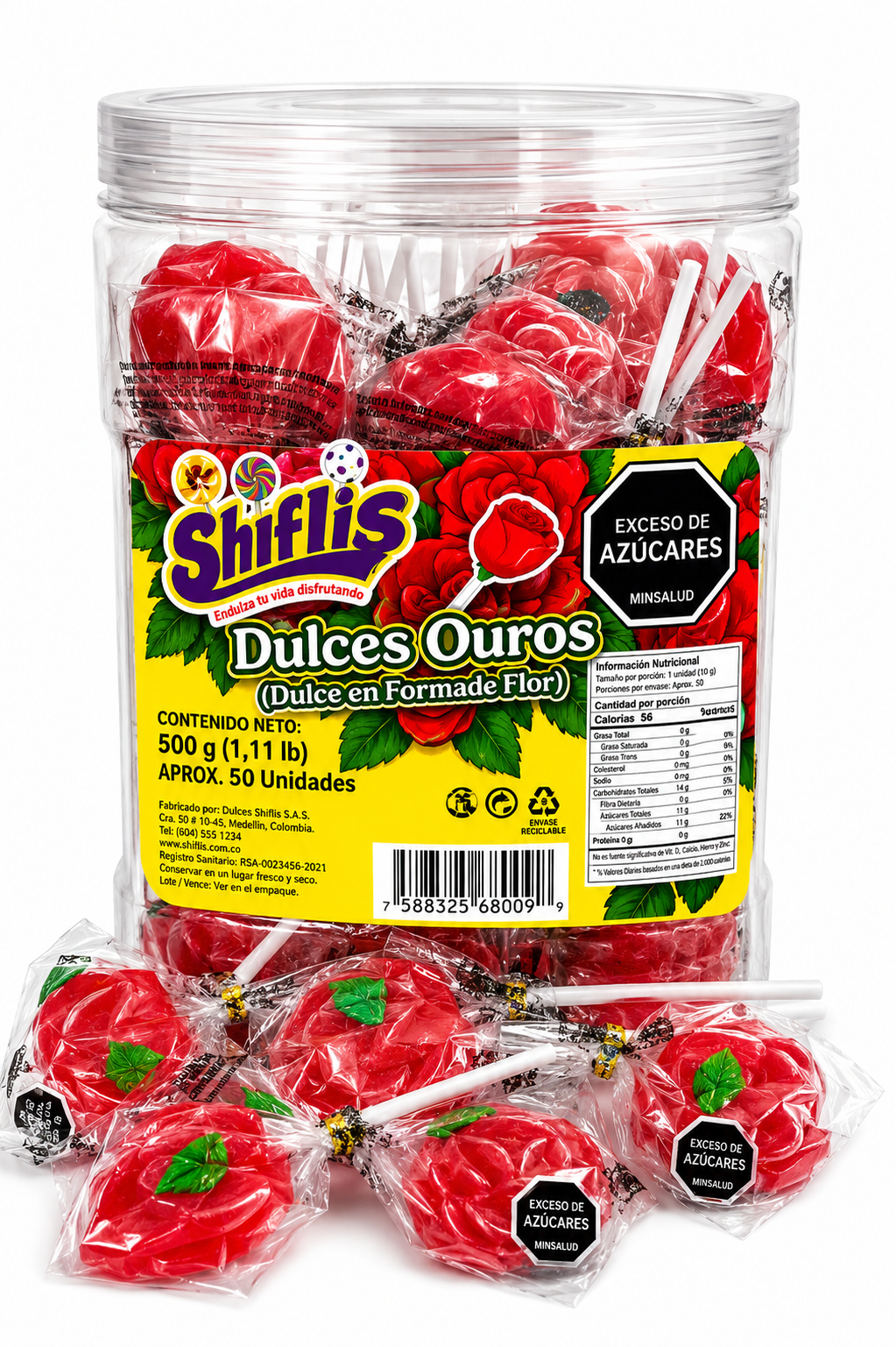 DULCES DE FLOR X 30 UND